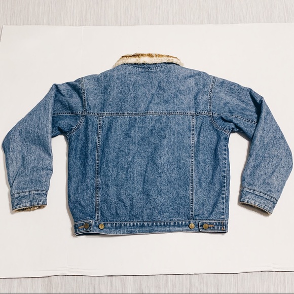 Big Dogs Womens Small Fur Lined Trucker Jacket S - Picture 5 of 5